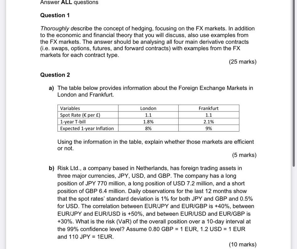  please do it in 10 minutes will upvote Question 1 Thoroughly