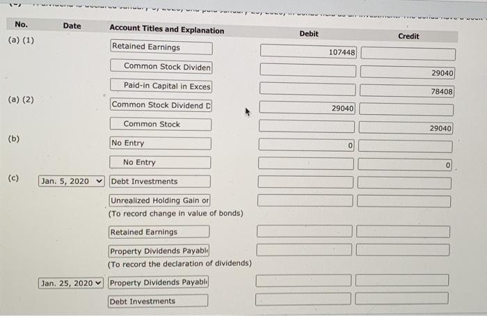 The following data were taken from the balance sheet accounts of Pronghorn