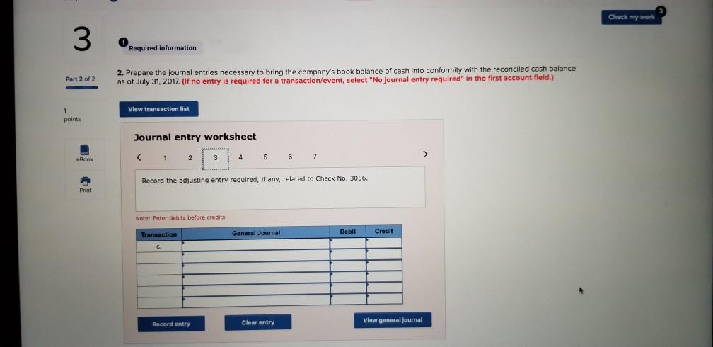 to the questions displayed below.) 1 points The following information is available