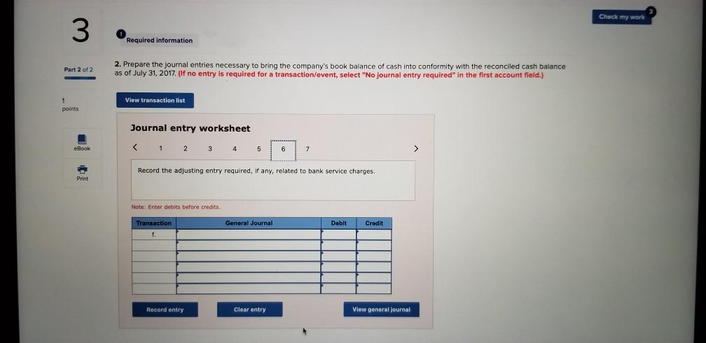 31, the company's Cash account has a $25,868 debit balance, but its
