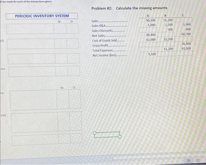 Oct 4 - Purchased $36,000 of merchandise, terms 2/10, 1/30 Oct 6-Paid