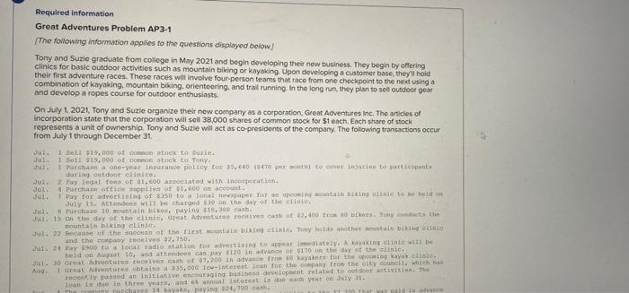 please help! i need 100 percent to pass the assignment Required information