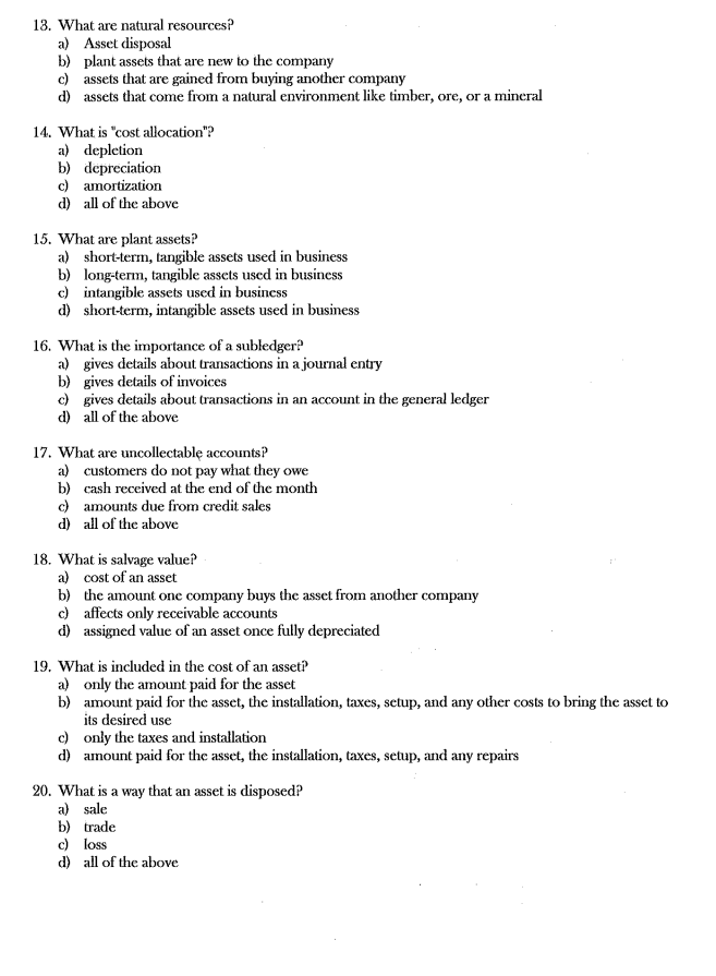 reconciliation? a) Bank b) Book 2. How would a credit memo be