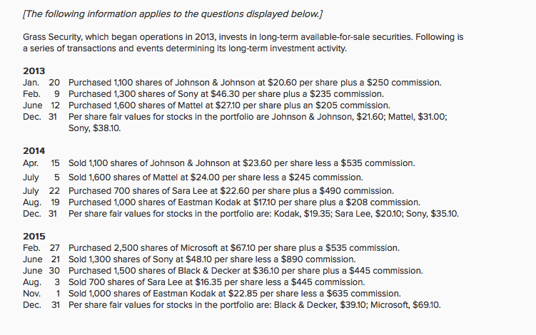 Prepare a table that summarizes the (a) total cost, (b) total