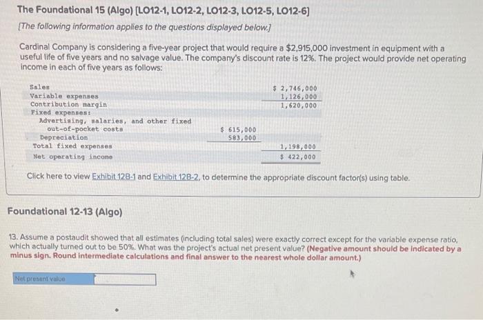  please help me with the numbers in the problem! The Foundational