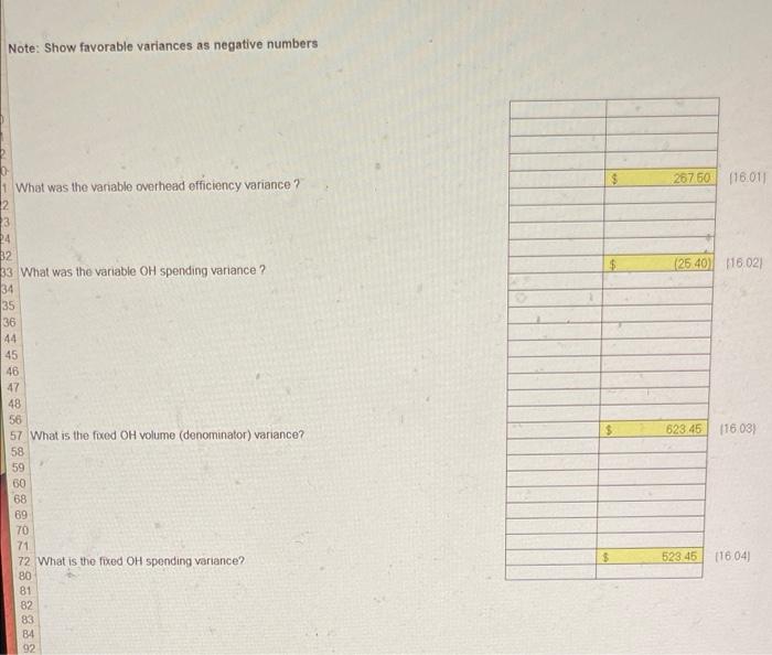 Because of the precise nature of the process a 18 standard cost