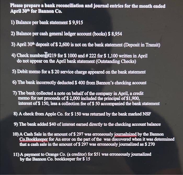 do it in excel, don't just send me answer that are in