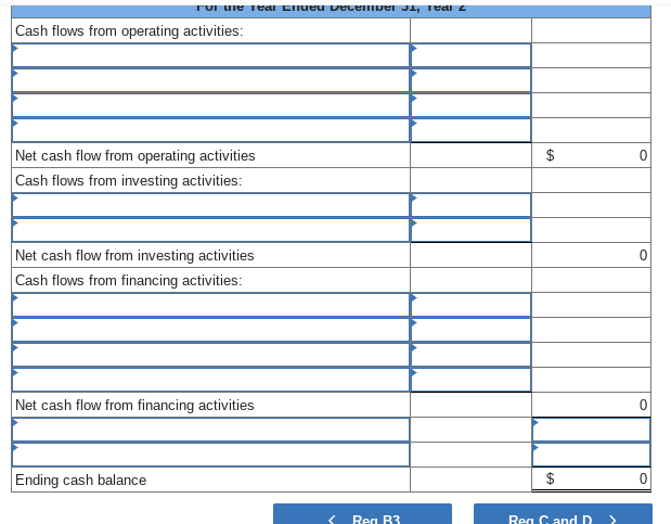 sheet for the Year 2 accountina Deriod. Complete this question by entering