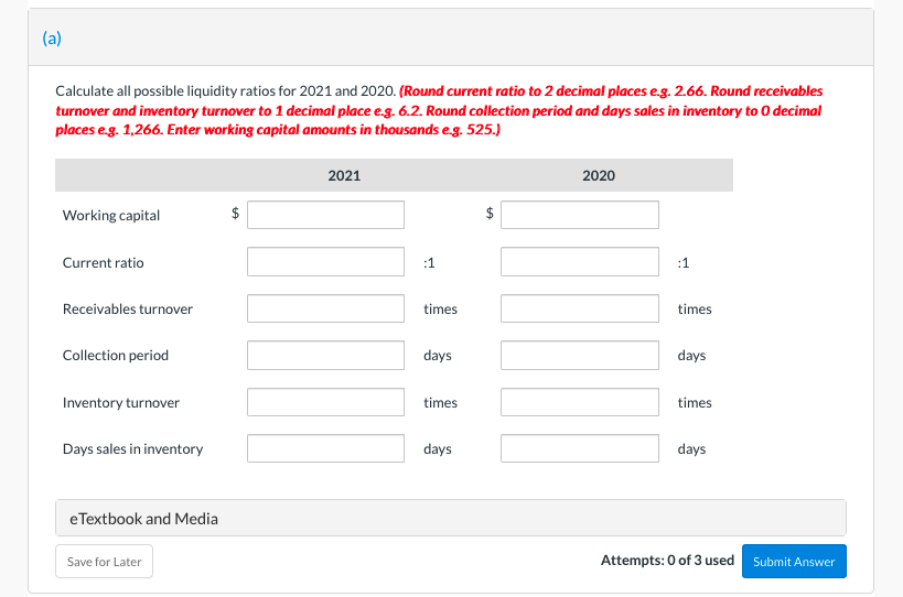 GOLDEN VALLEY INC. Statement of Financial Position (partial) December 31 (in thousands)