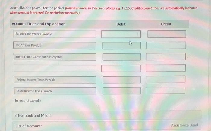 payroll data which are presented below. Employee Hours Worked Hourly Rate Cumulative