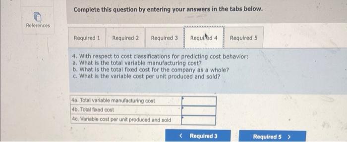for preporing financial statements: a. What is the total product cost? b.