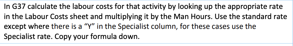 A question on an excel assignment Can someone help me with which