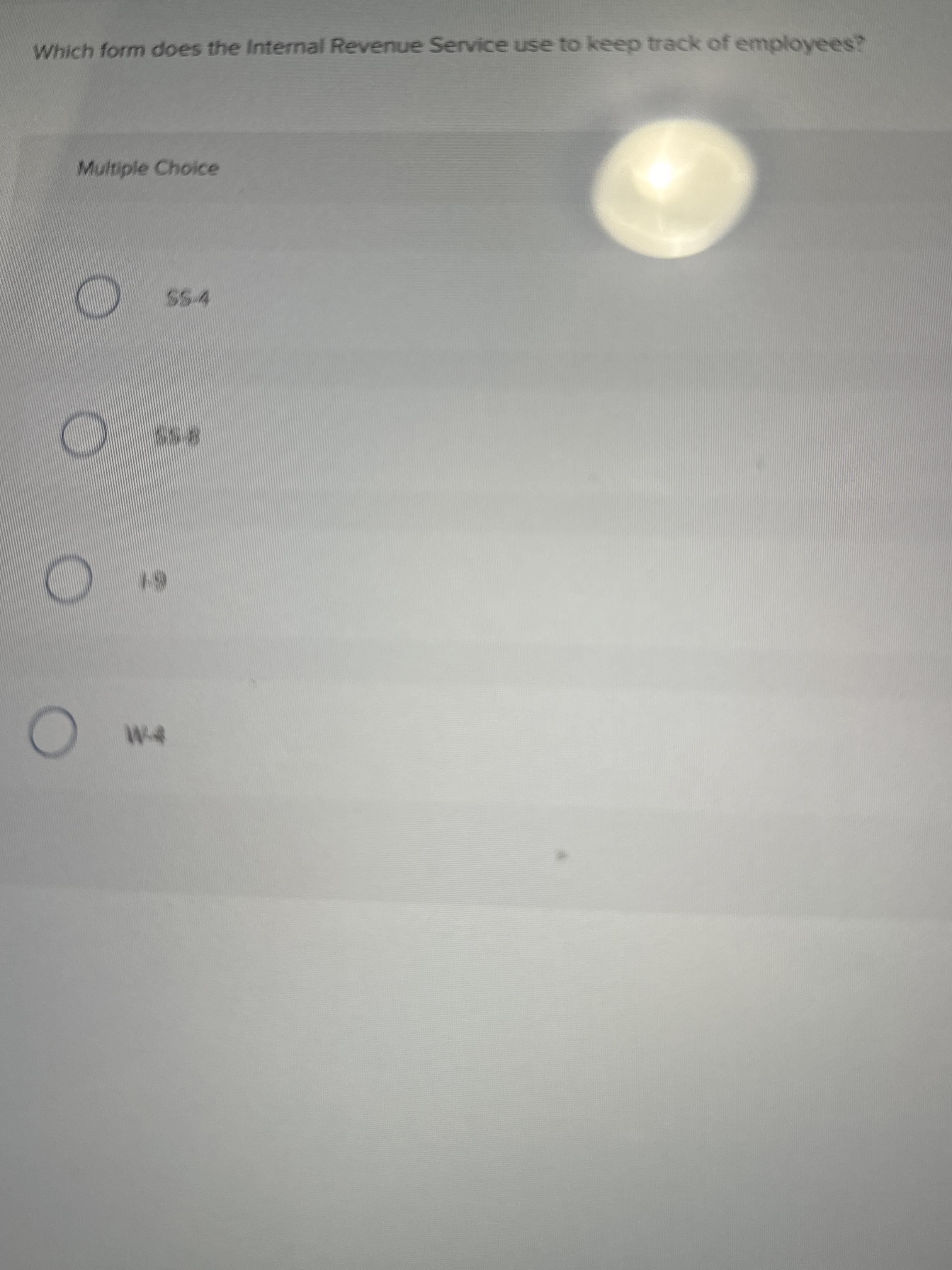  Which form does the Internal Revenue Service use to keep track
