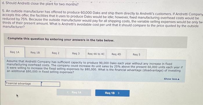 called a Dak. The company normally produces and selis 60,000 Daks each