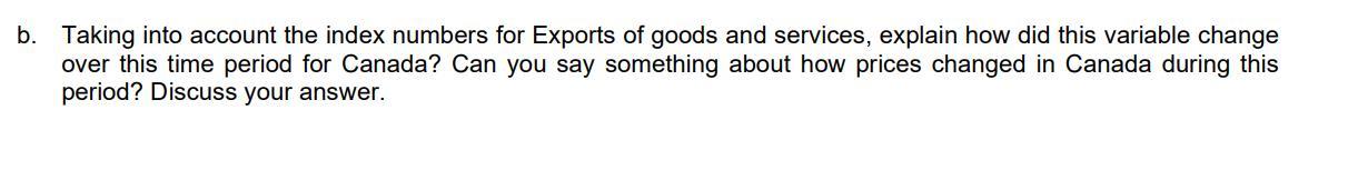 information of Table 1 : Table 1 Exports of goods and services,
