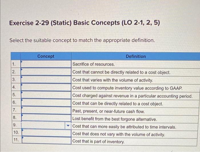 Direct Cost C. Expense D. Fixed cost help me answer this questionsthe