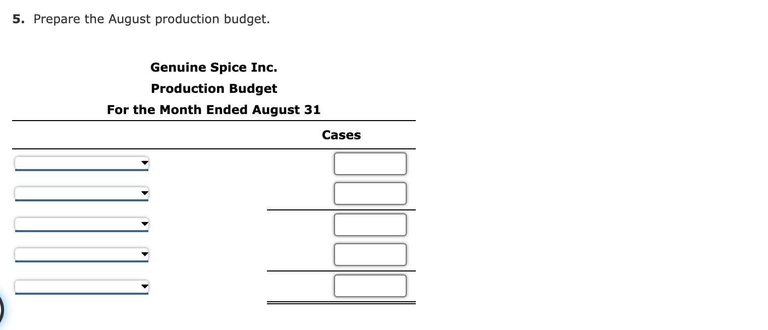 direct labor, and factory overhead costs are as follows: following information was