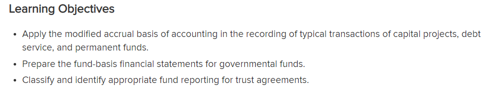 Can you help me answer three learning objectives because I've been preparing