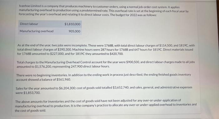 ending balances (before prorating) of Work in Process, Finished Goods, and Cost