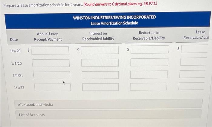 Winston has agreed to lease them for a period of 10 years