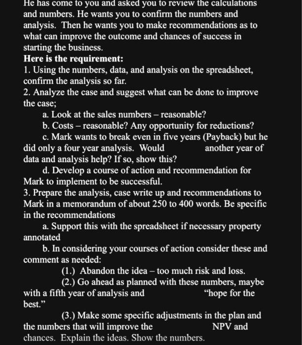 was this Mark commissioned a marketing study at the cost of $20k