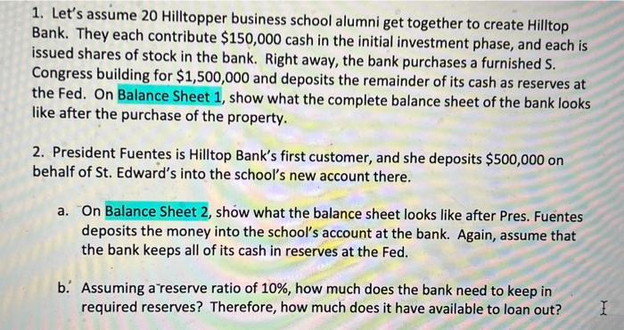 PLEASE ONLY ANSWER IF YOU KNOW THE RIGHT ANSWER:) 1. Let's assume