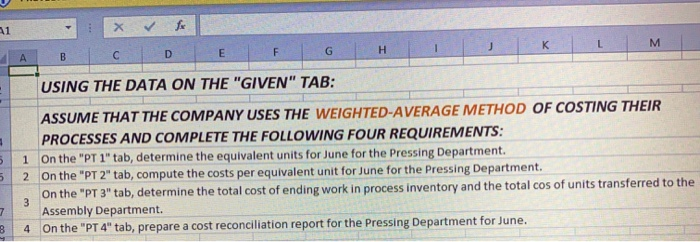  1 K M H D E B F G USING THE