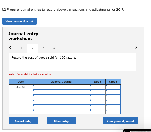 the perpetual inventory method. The razors have a 90-day warranty that requires