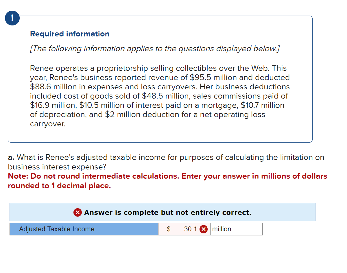 **THERE IS A $2M DEDUCTION FOR NET OPERATING LOSS CARRYOVER Answer a,