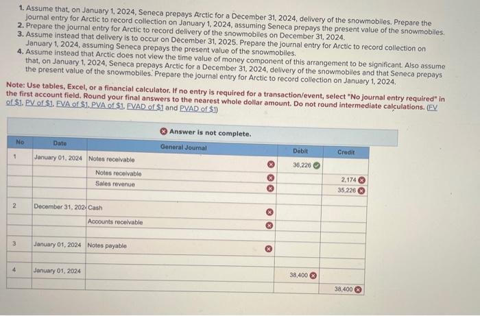 shipment of snowmobiles that have a fair market value of $38,400. Seneca
