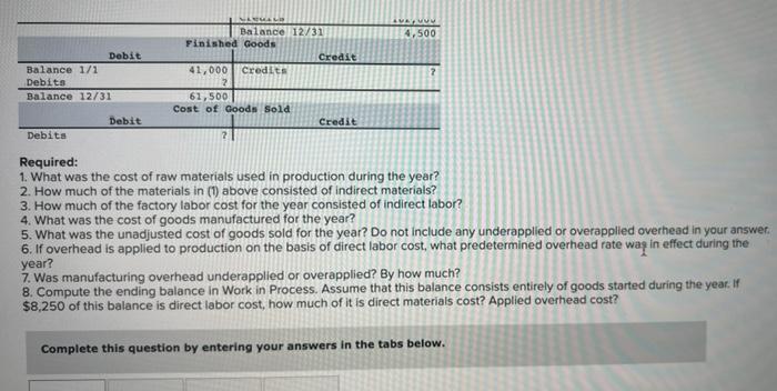 is needed. Selected T-accounts of Moore Company are given below for the