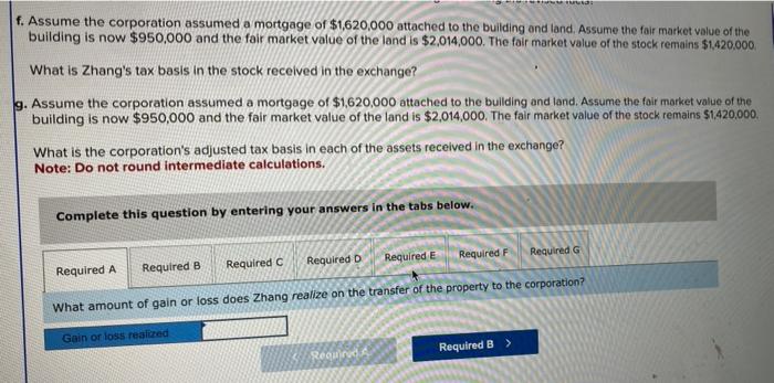 proprietorship by transferring inventory, a building. and land to the corporation in