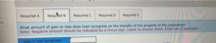 for too percent of the corporation's stock. The property transferred to the