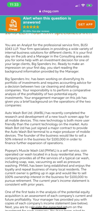 company receives an order from a customer for services to be performed