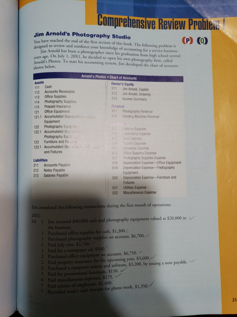 Need help with the comprehensive review problem 1 on page 213 of