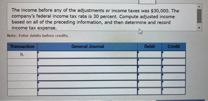 9000 is not the correct answer please answer correctly The income before