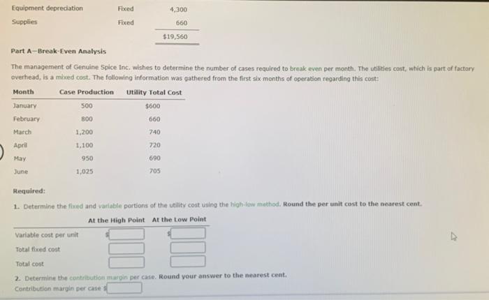 C. Genuine Spice Inci began operations on January 1 of the current