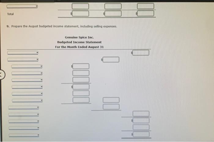 Splce inc. began operations on January 1 of the current year. The