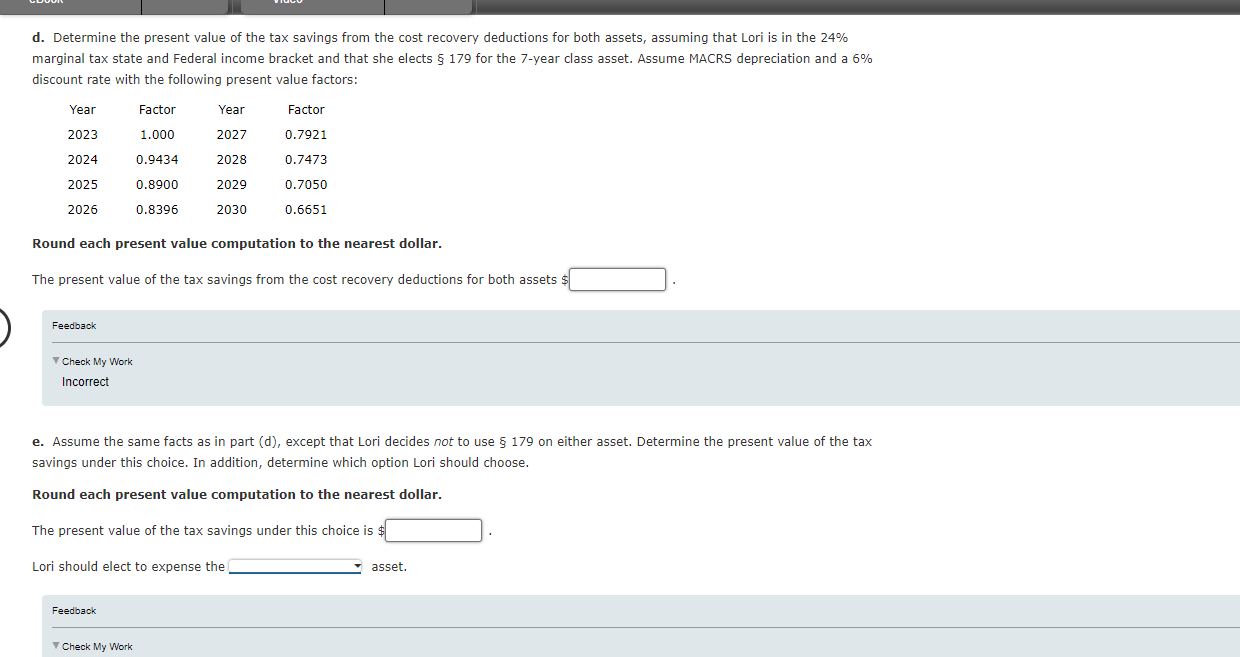 property for $420,000 on May 20 , 2023. Lori expects the taxable