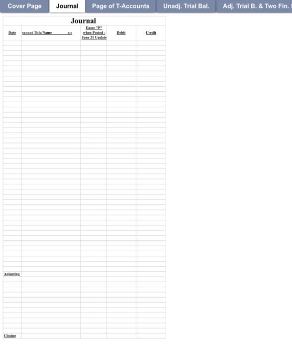 (single step income statement and classified balance sheet). 2) Use the descriptions