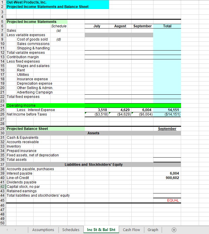 balance sheets that articulate. An Excel template, which is available for downloading,