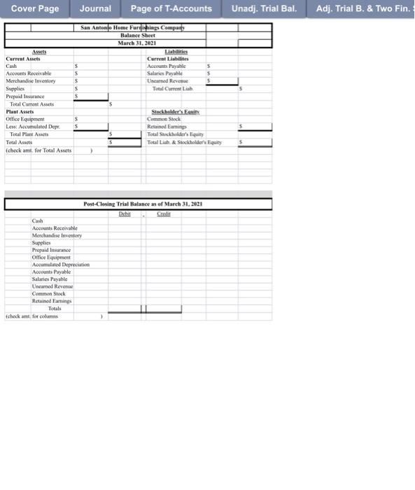 Accounting Records Package. When finished posting, calculate the account balance for each