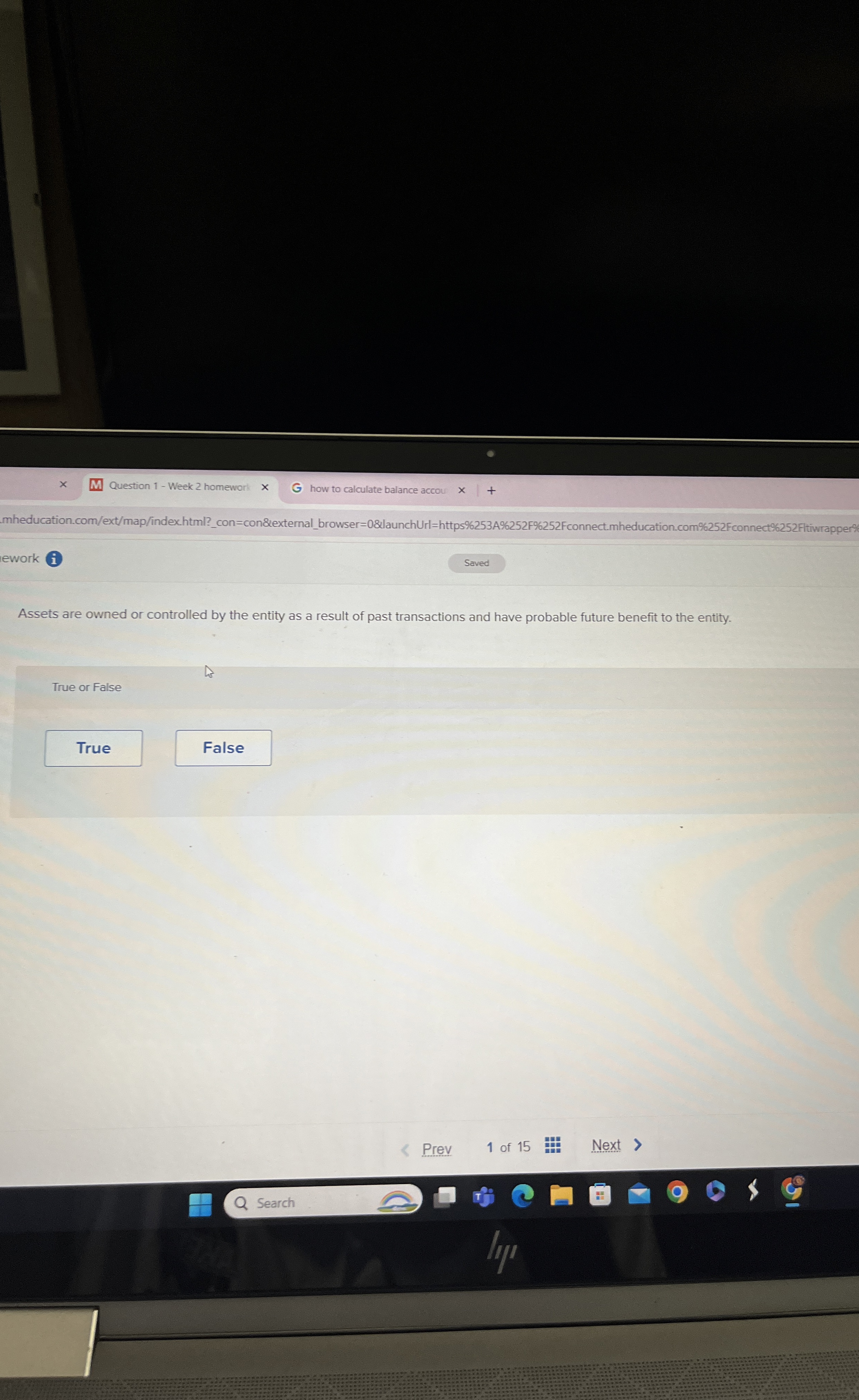  Assets are owned or controlled by the entity as a result