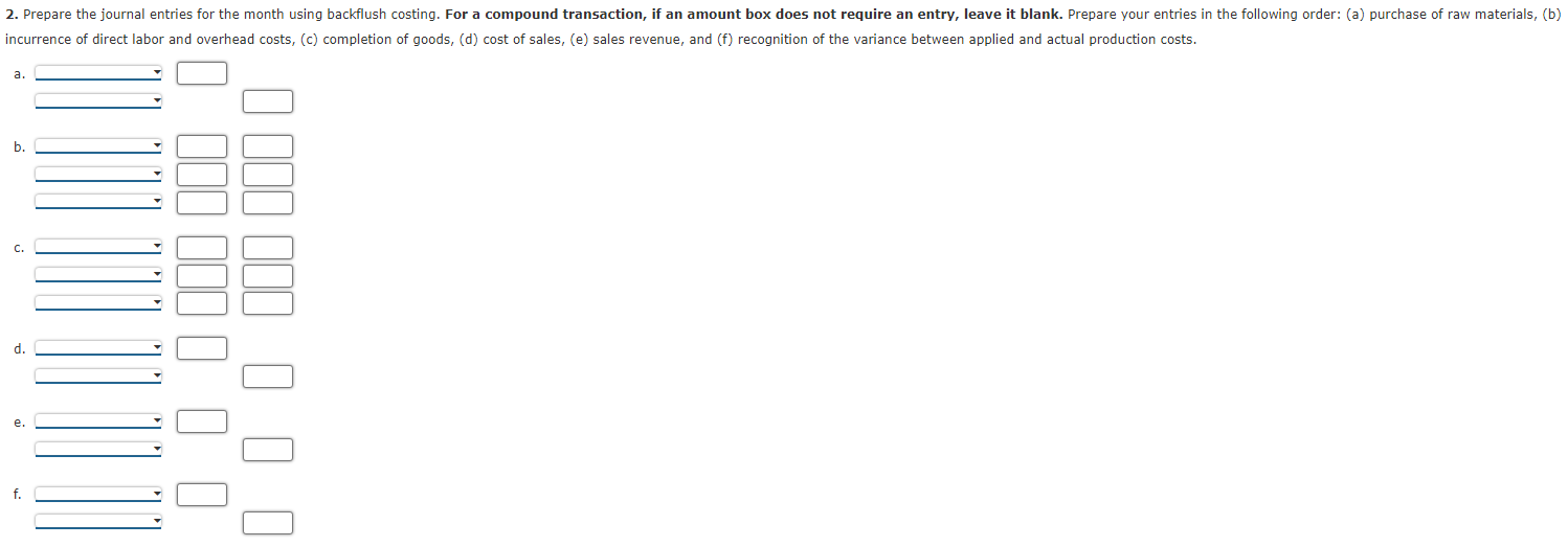 currently uses a two-trigger approach with the purchase of materials as the