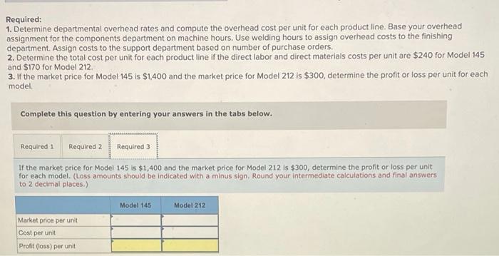 required 2,500 direct labor hours and the basic model required 6,000 direct
