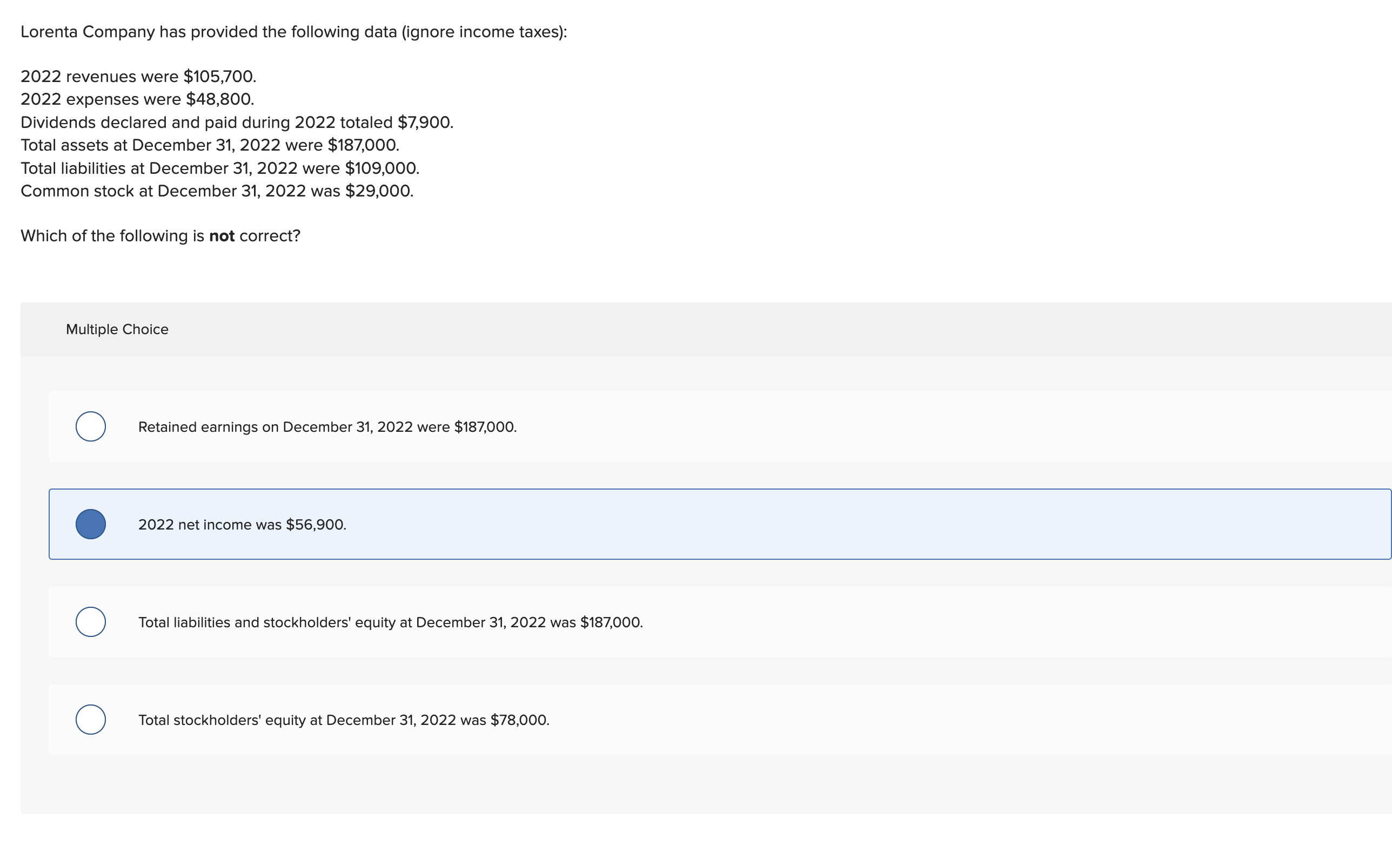 2-3 answer this two questions please. Lorenta Company has provided the following