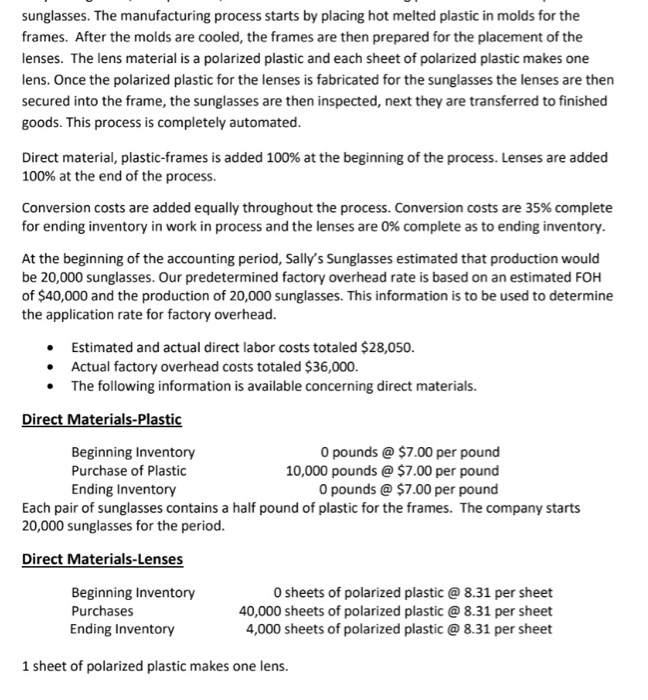the question please :) Using a spreadsheet prepared in Excel and based