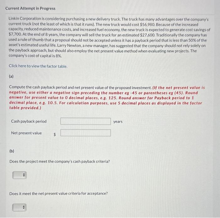 Help please Click here to view the factor table. (a) Compute the