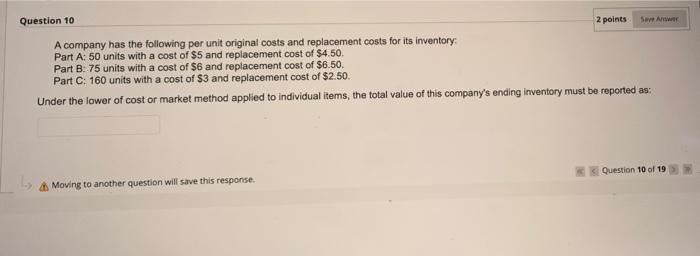 a perpetual inventory system. The company's beginning inventory of a particular product