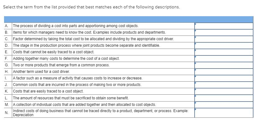  ( Allocation , Allocation base , Allocation rate , Cost ,